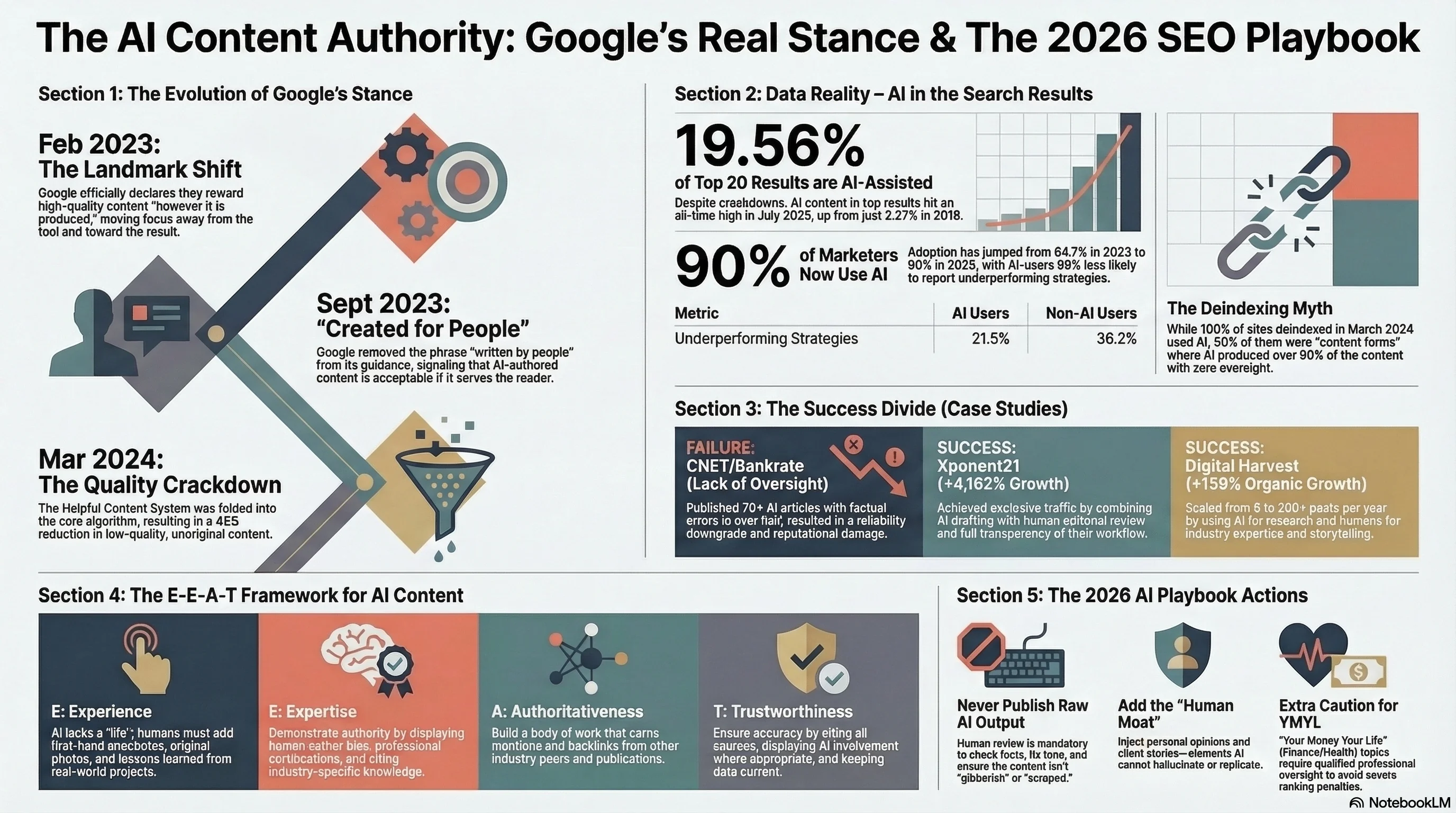 AI Content Google Ranking — Policy Timeline & Data Overview
