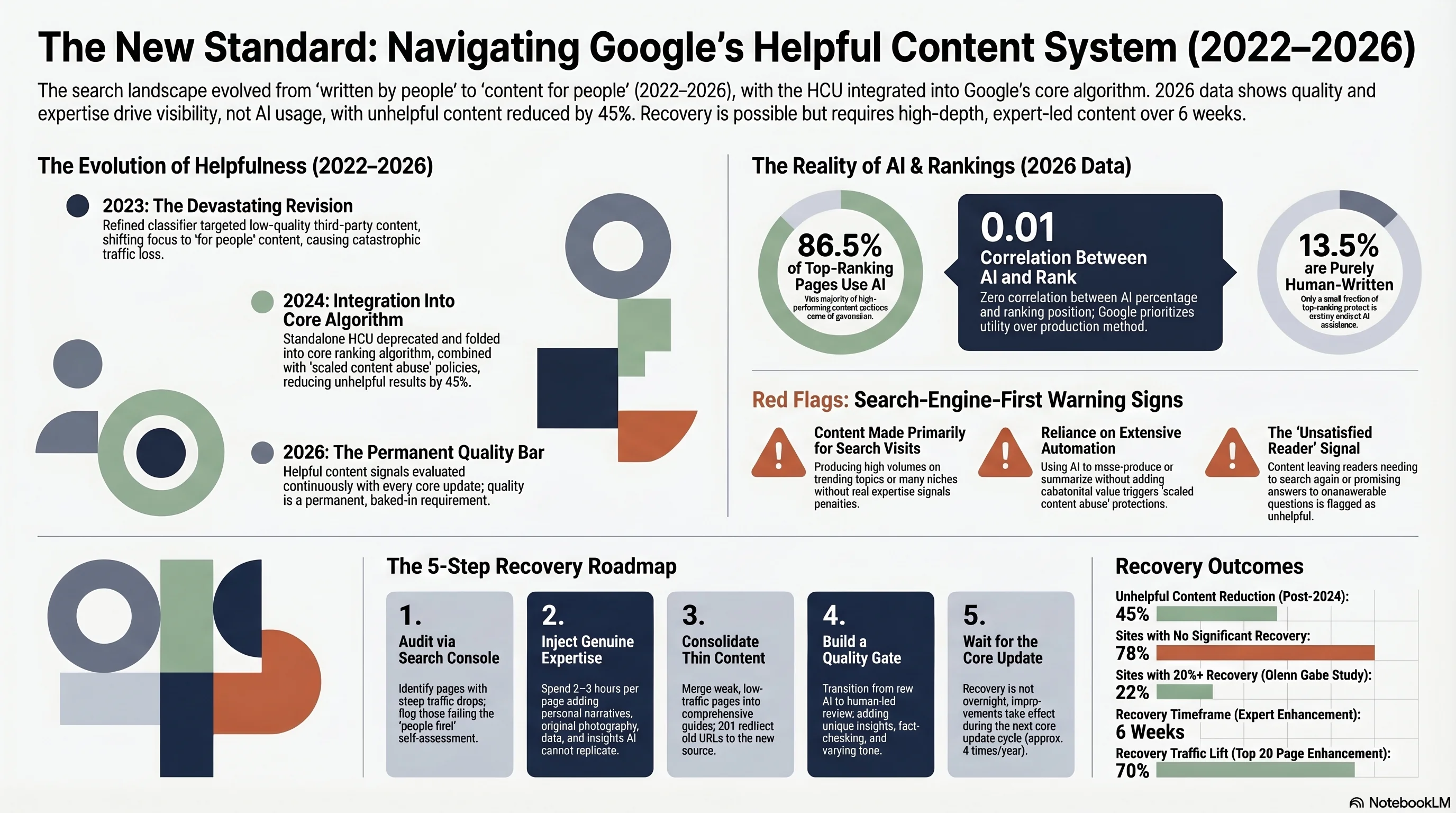Google Helpful Content Update — Infographic Overview