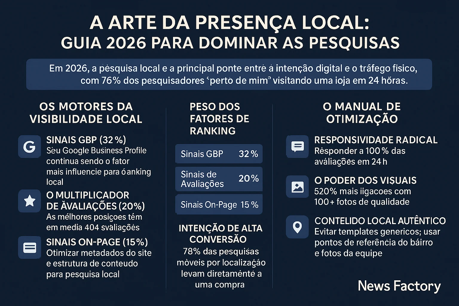 SEO Local — Gestão de Avaliações e Link Building