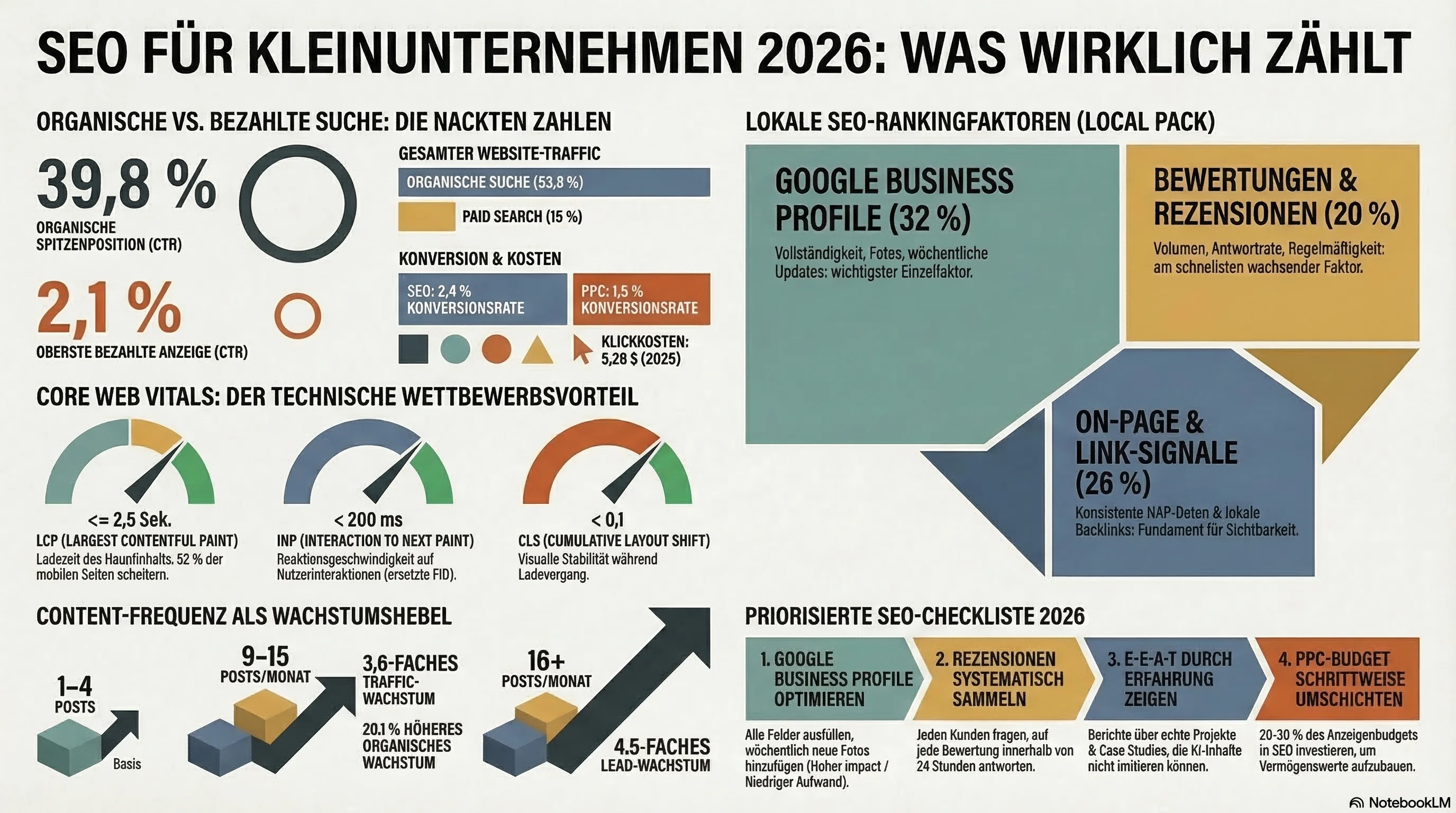 Small Business SEO 2026 Infographic
