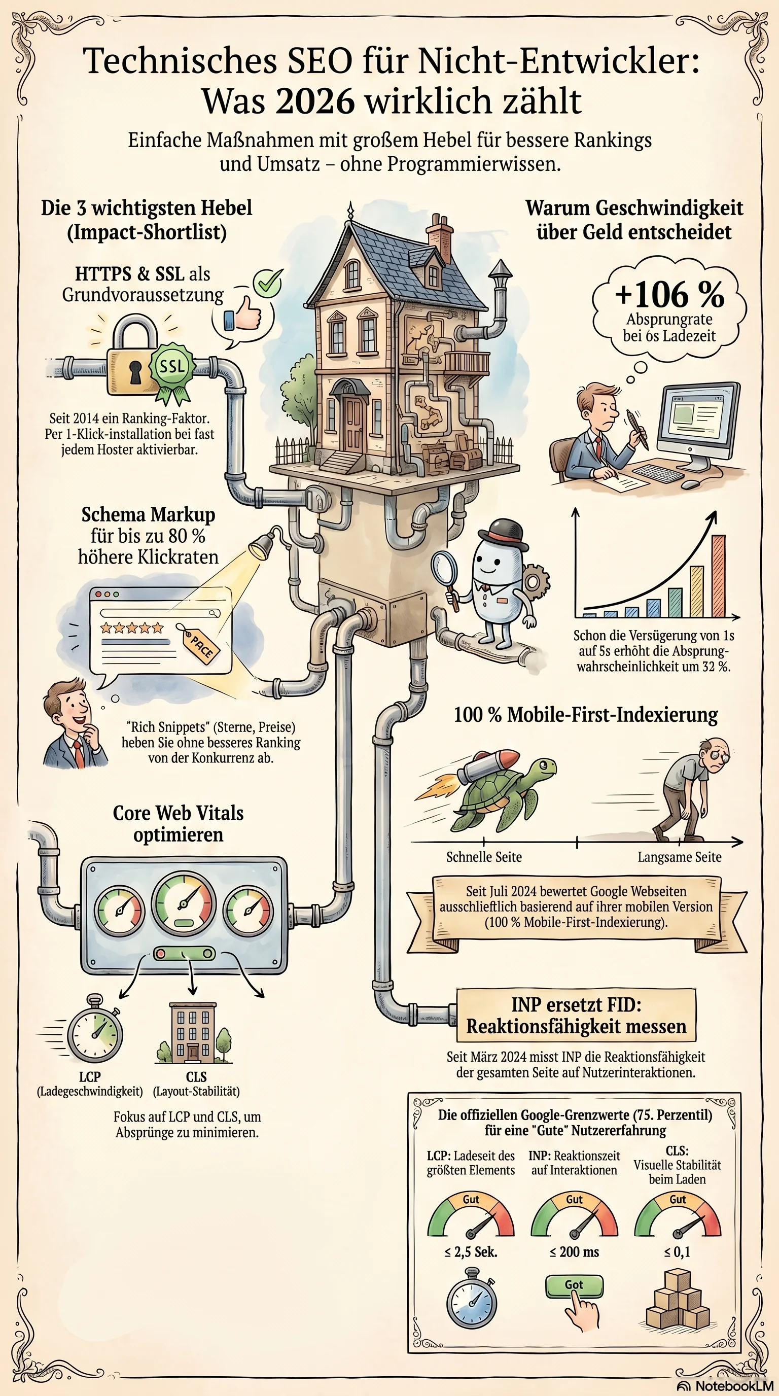 Technisches SEO — Core Web Vitals und Mobile-First-Grundlagen