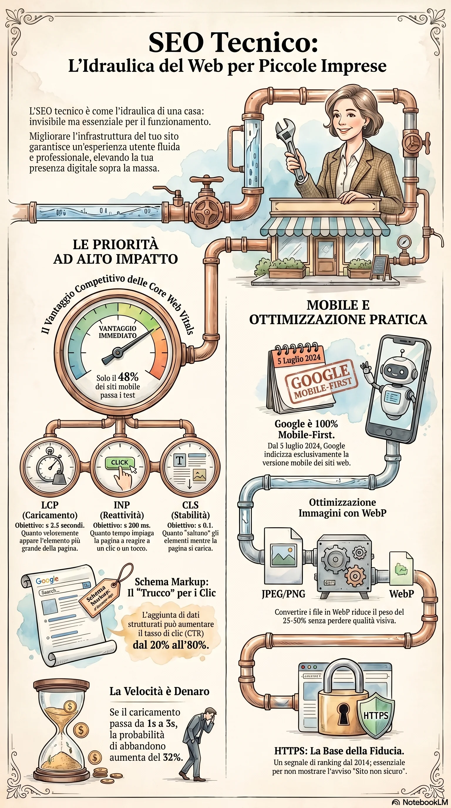 SEO Tecnico — Core Web Vitals e fondamentali mobile-first