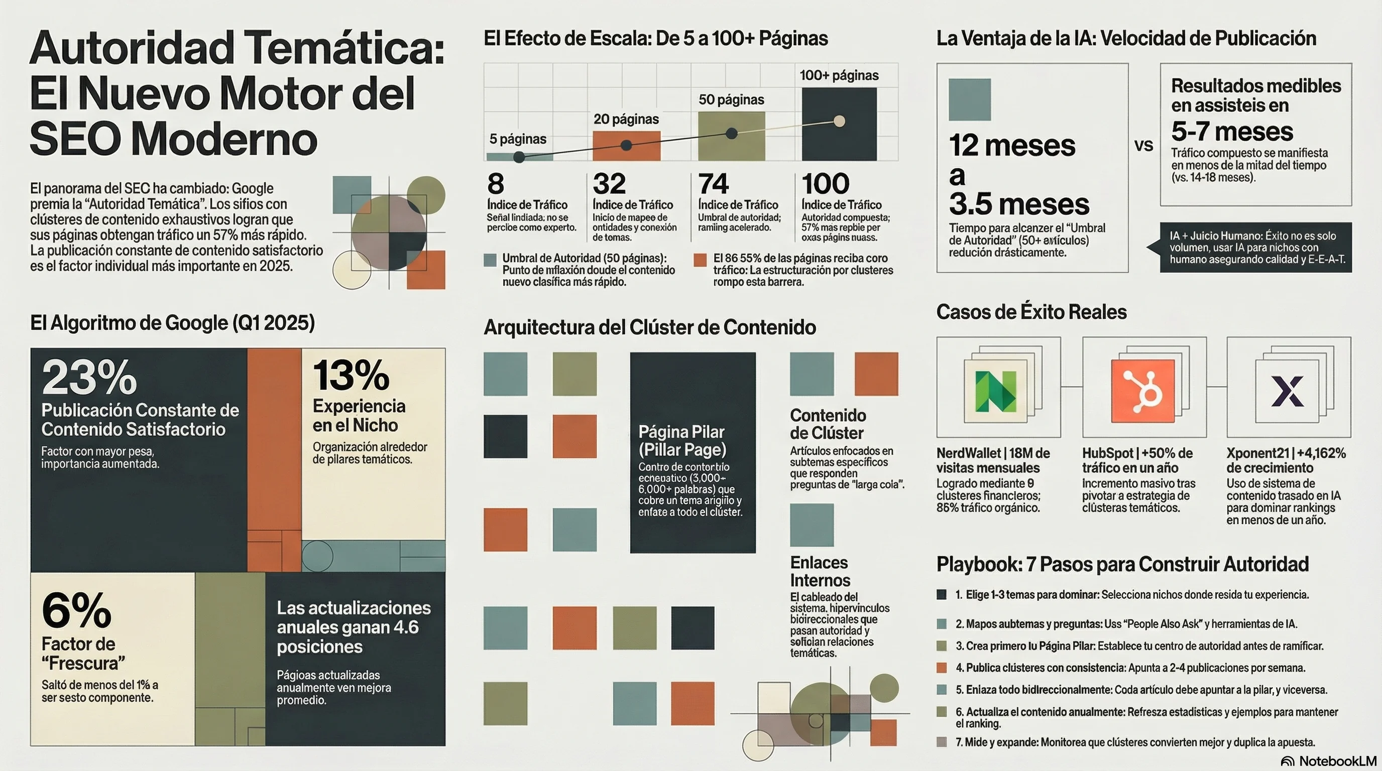 Estrategia SEO de Autoridad Temática — Cómo los Clústeres de Contenido Impulsan los Rankings
