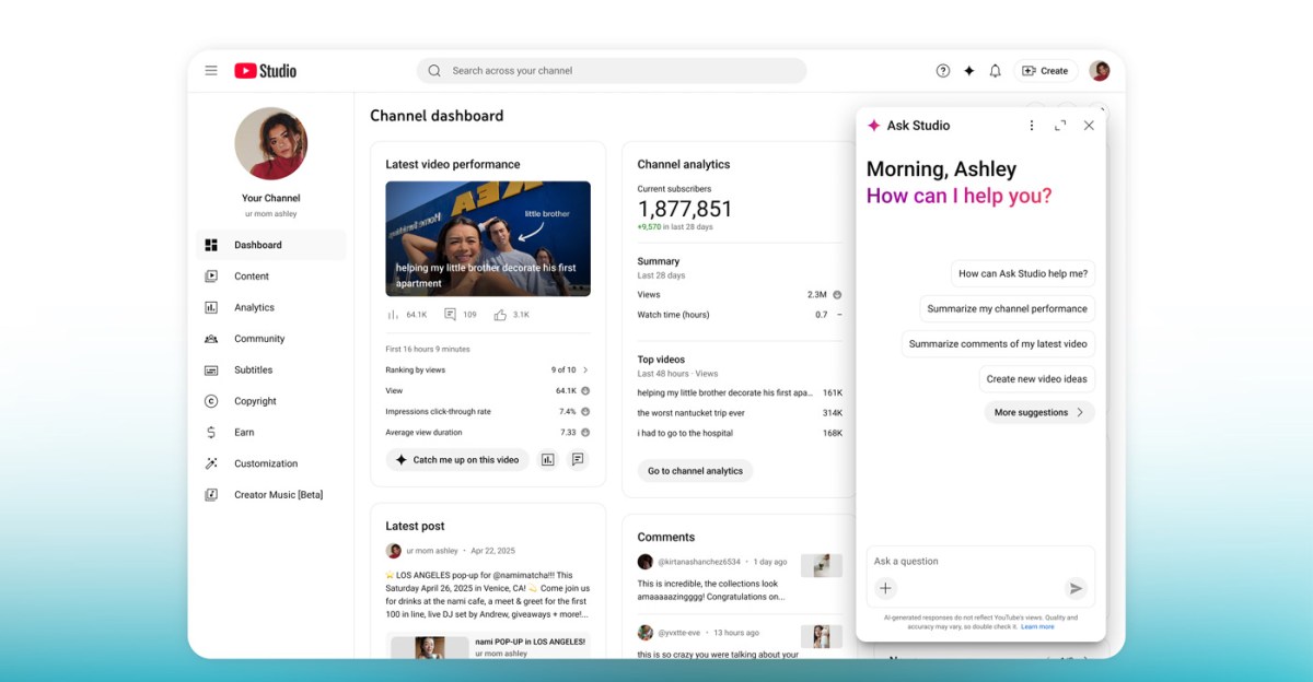 YouTube is adding AI into more parts of content creation