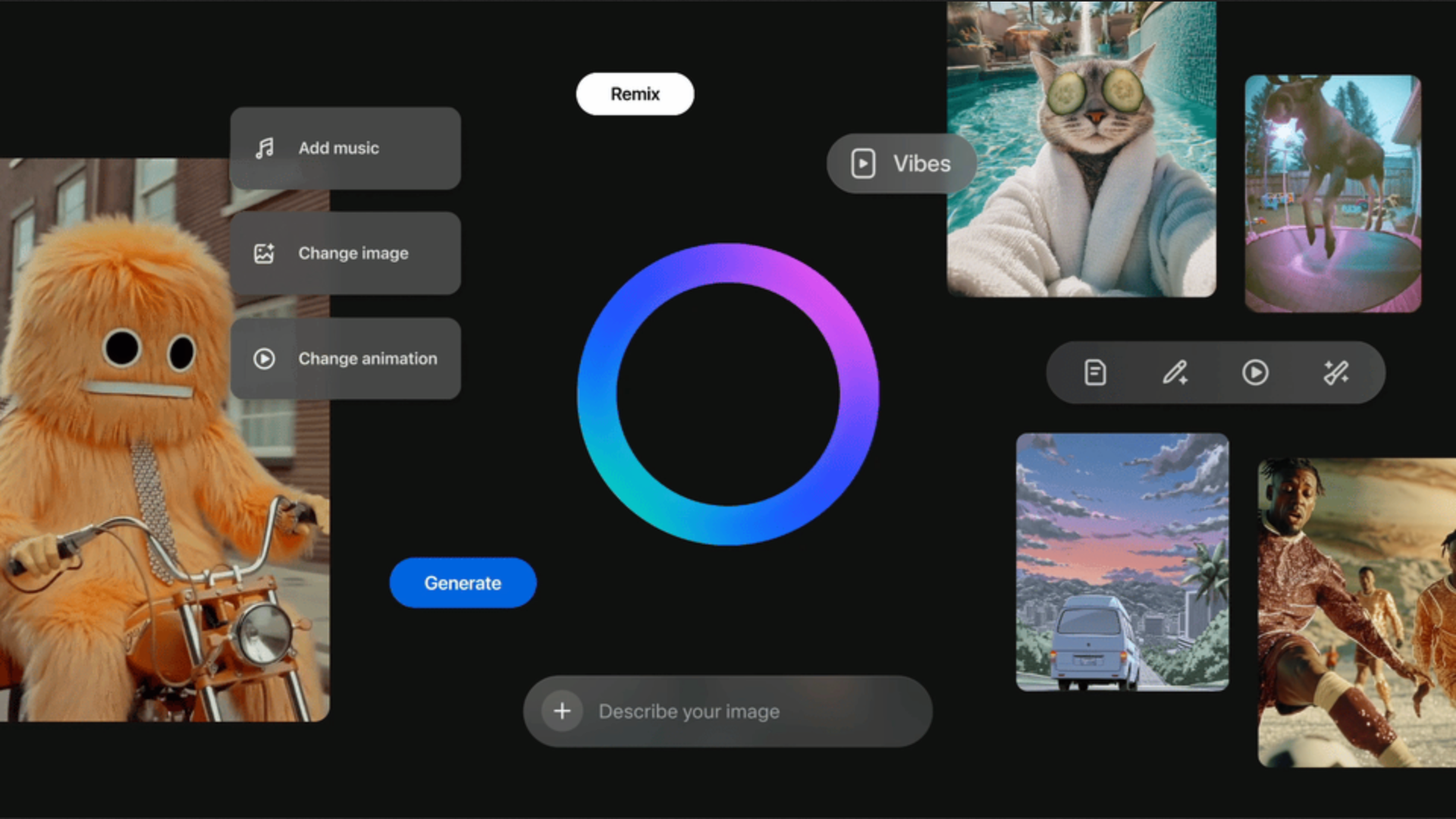 Meta launches Vibes, a new way of creating and remixing AI videos