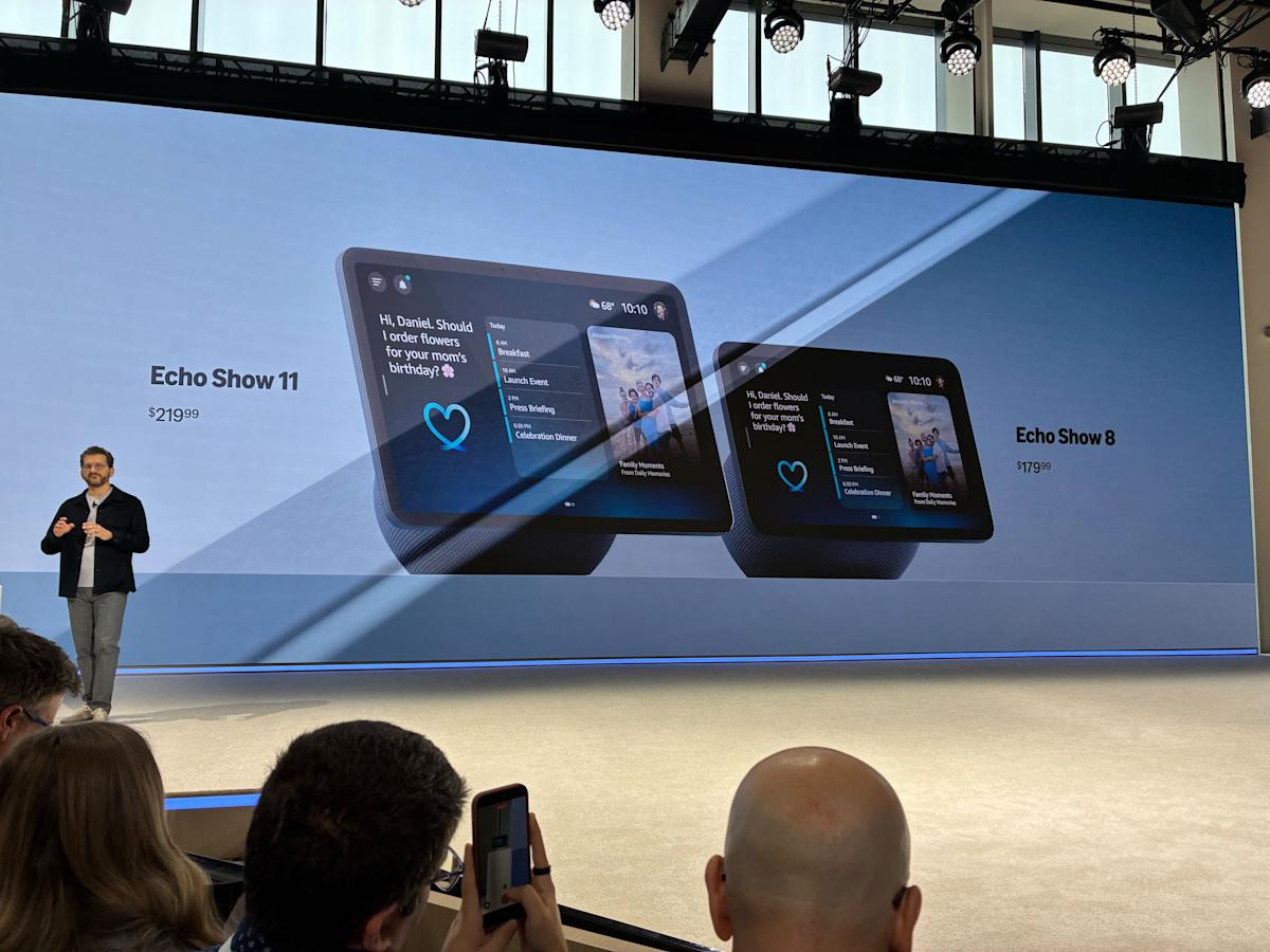 Amazon just announced a totally redesigned Echo Show 8 and Echo Show 11