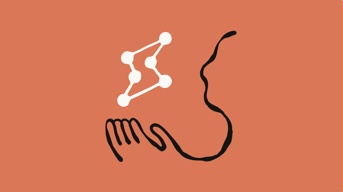 Connected Network Gesture Illustration