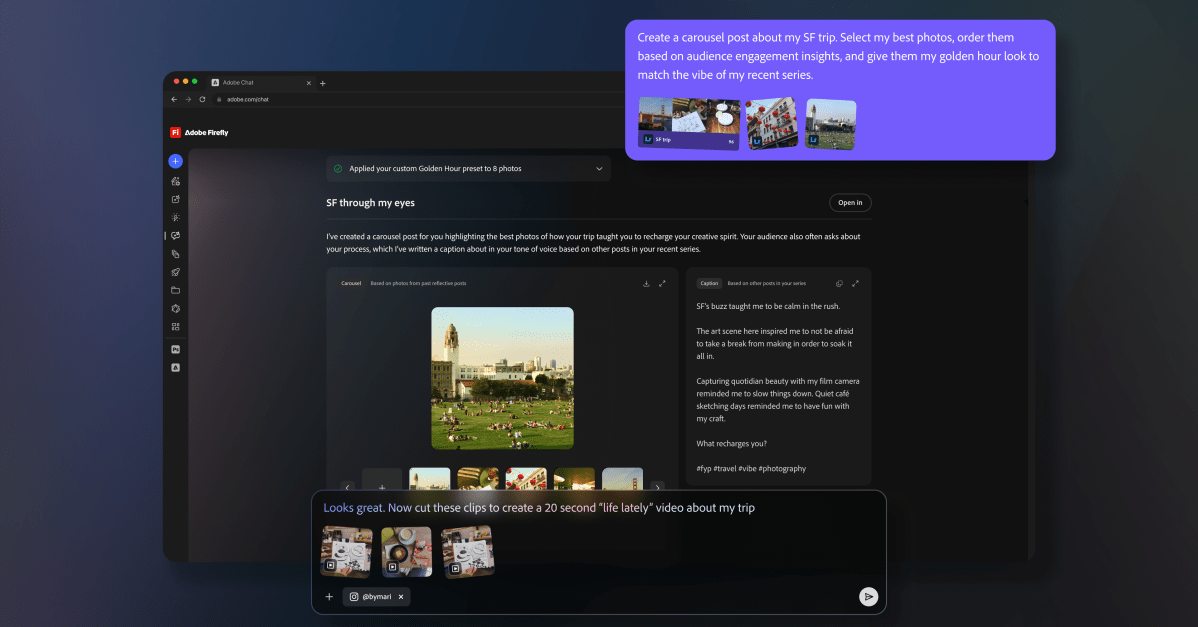 Adobe’s AI social media admin is here with ‘Project Moonlight’