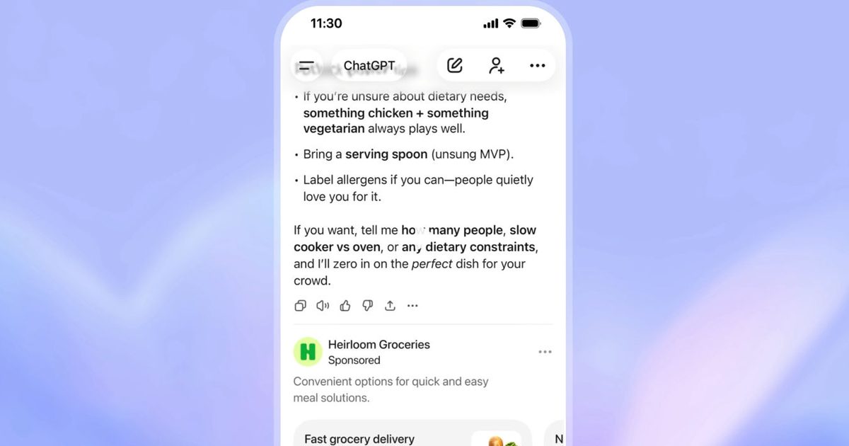 OpenAI Begins Testing Ads on Free ChatGPT Tier