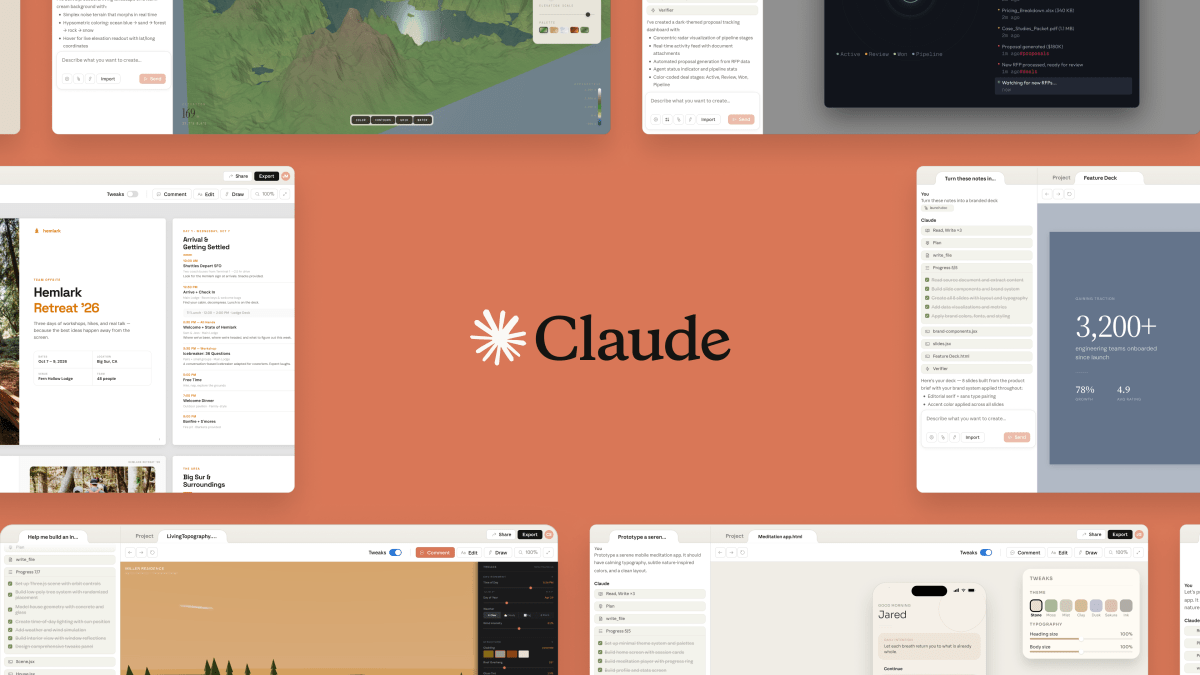Anthropic Unveils Claude Design, AI Tool for Rapid Visual Prototyping
