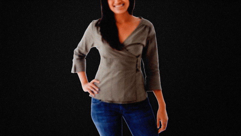 Casual Studio Portrait in Natural Tones