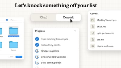 Anthropic Launches Claude Cowork AI Agent Feature