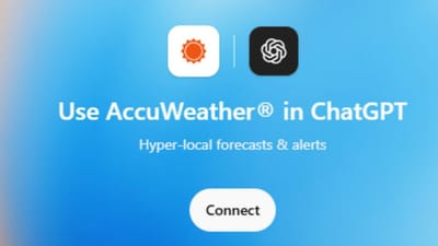 ChatGPT Gains Real-Time Weather Updates via AccuWeather Integration