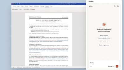 Anthropic launches Claude for Microsoft Word, targeting legal and finance professionals