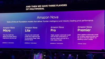 AWS Unveils Nova 2 AI Models and Nova Forge Customization Service