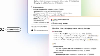 Google Introduces AI Assistant “CC” to Deliver Daily Briefings