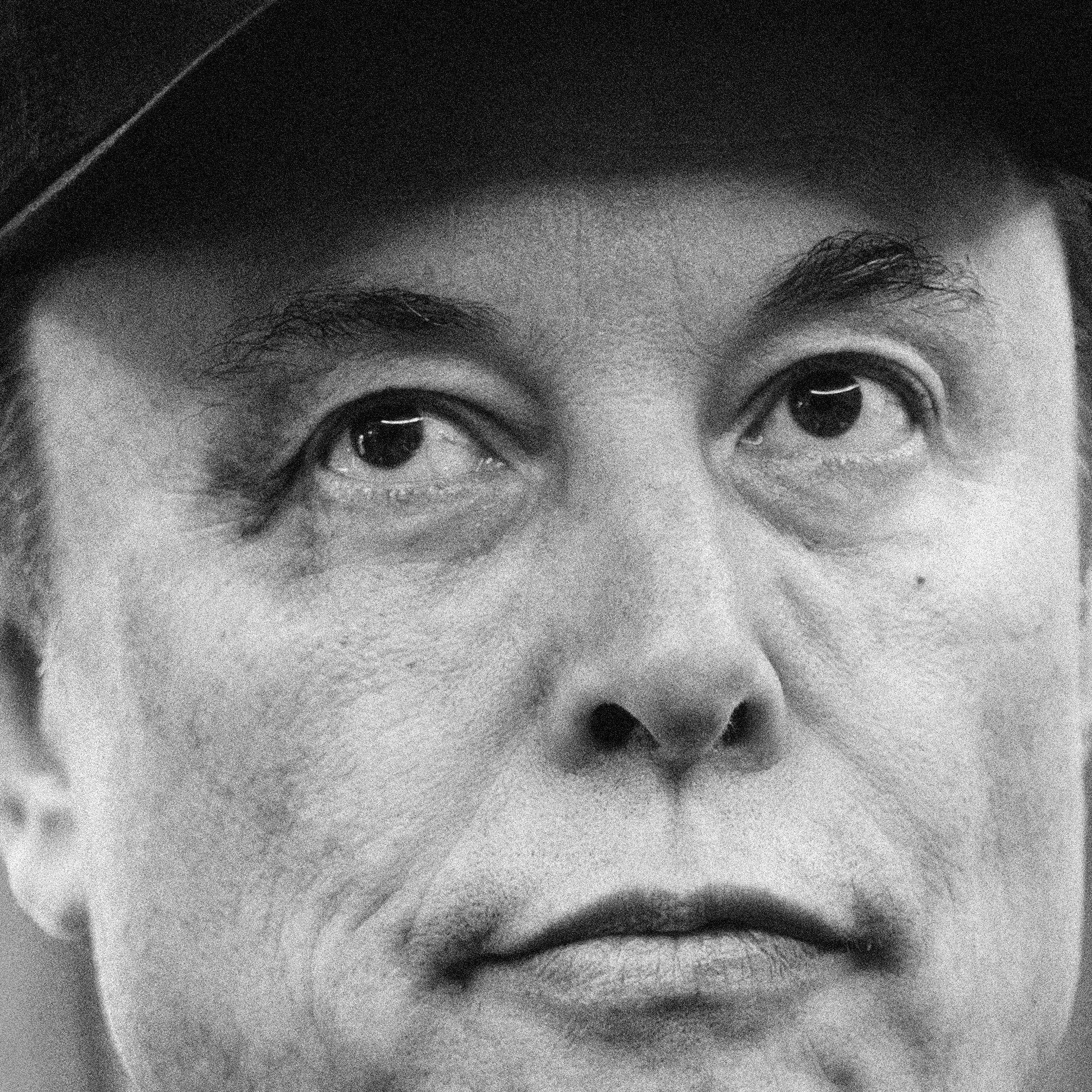 Elon Musk looks on during a news conference with US President Donald Trump in the Oval Office of the White House in...