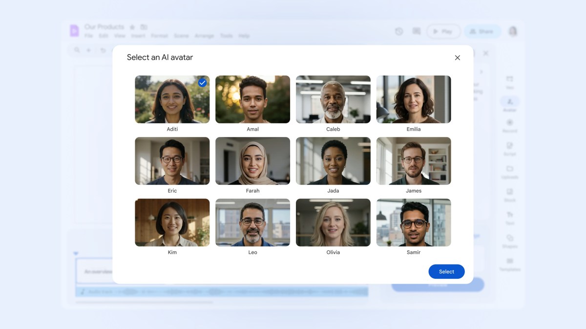 Google Vids adds AI avatars to its video editor and launches a consumer version