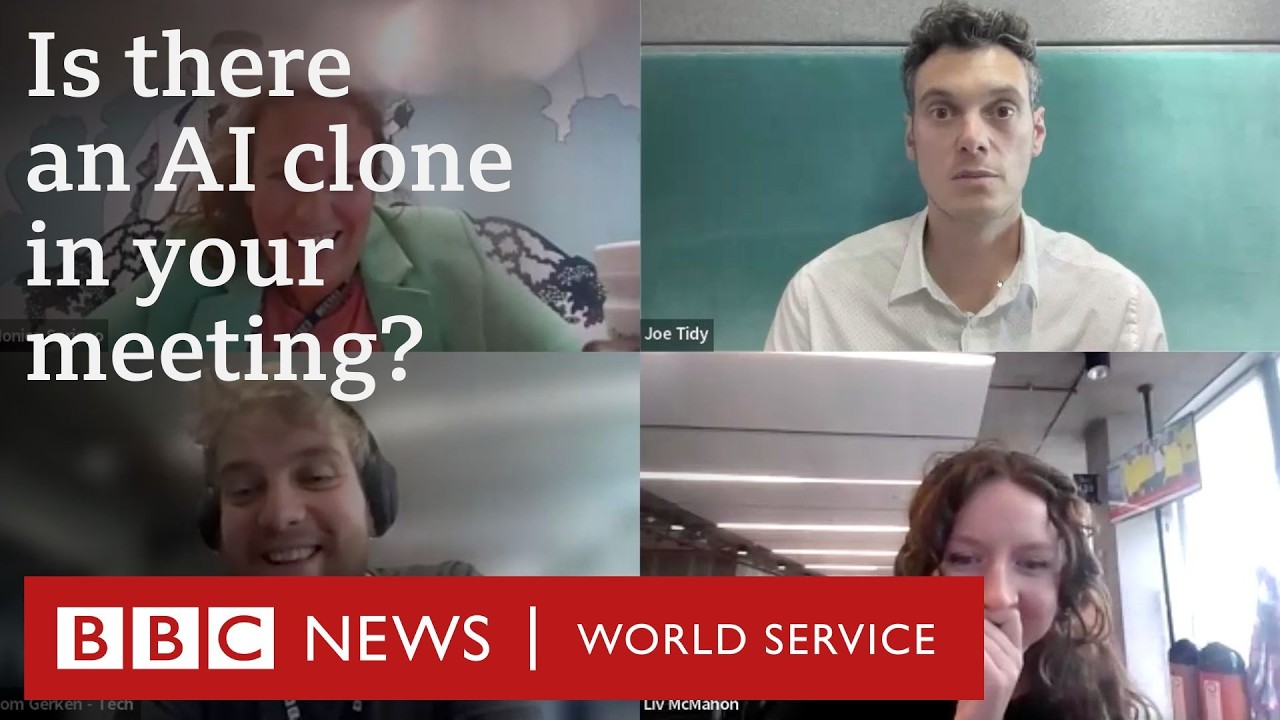 Can BBC reporter's AI clone fool his colleagues? - BBC World Service - YouTube