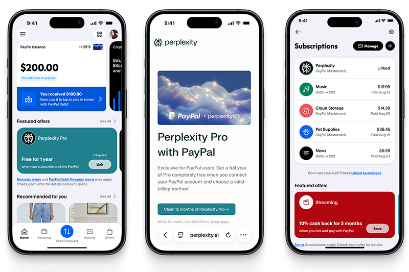 PayPal and Venmo users get a free year of Perplexity Pro and early access to its AI browser