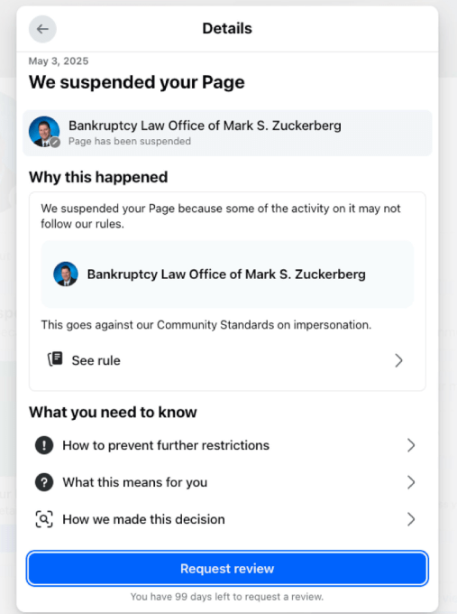 Content image from Mark Zuckerberg sues Mark Zuckerberg