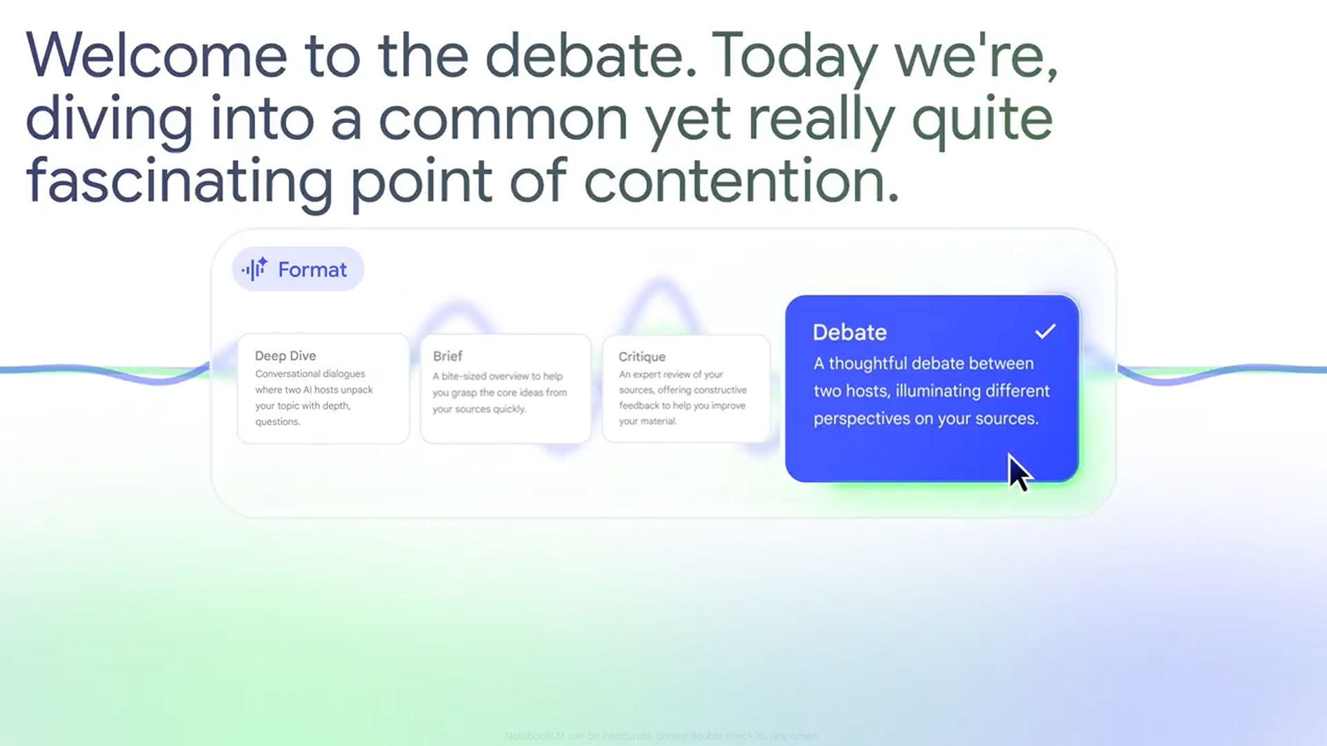 NotebookLM Audio Overview