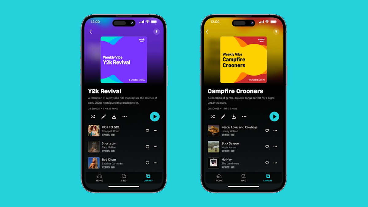 Amazon Music launches AI-powered weekly playlists based on 'preferences and mood'
