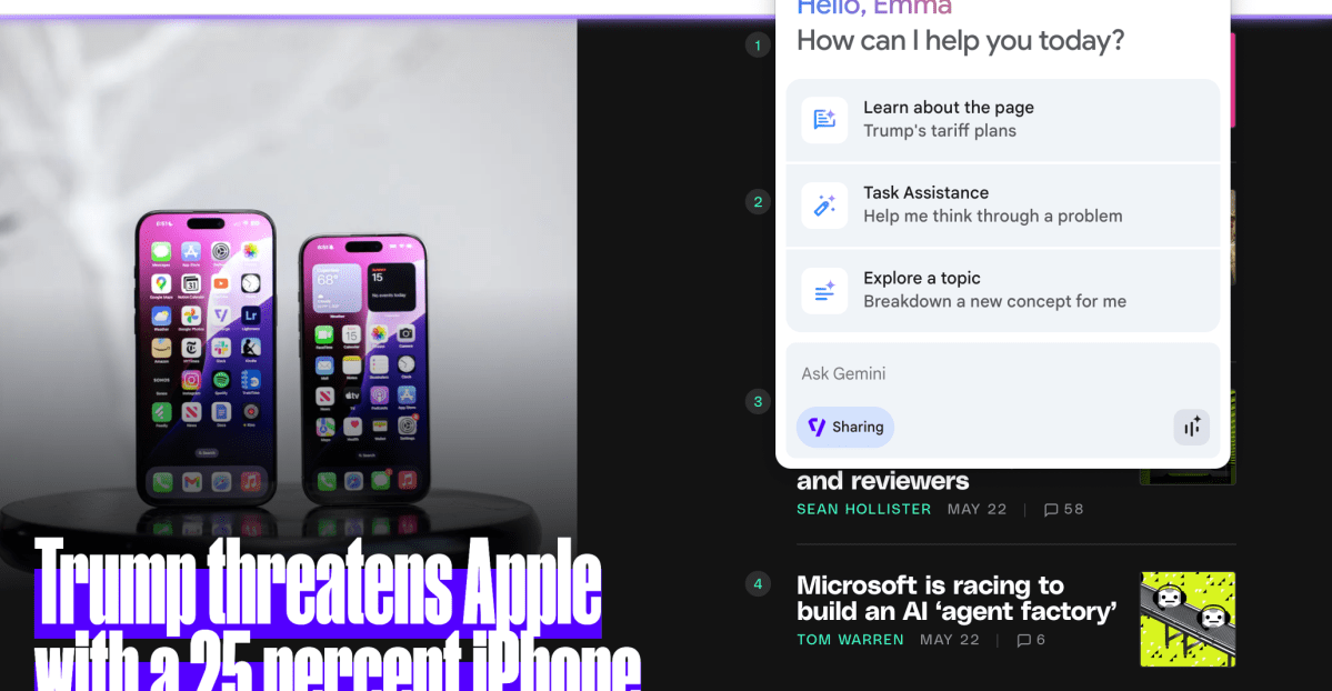 Google is expanding Gemini in Chrome and letting it do stuff for you
