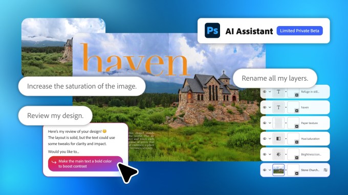 Content image from Adobe launches AI assistants for Express and Photoshop