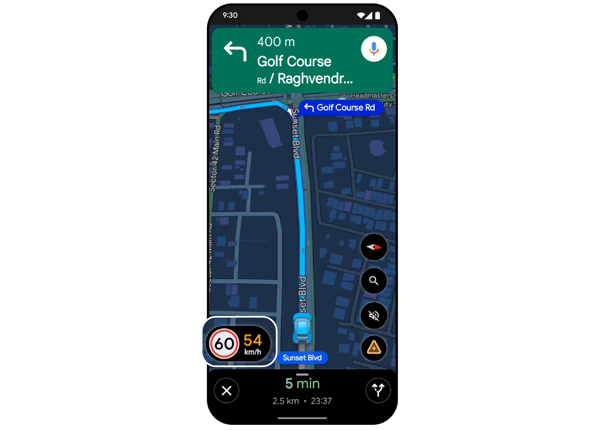 Content image from Google Maps upgrades navigation in India with Gemini, safety alerts
