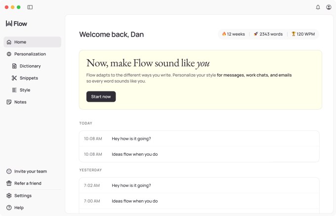 Content image from As its voice dictation app takes off, Wispr secures $25M from Notable Capital