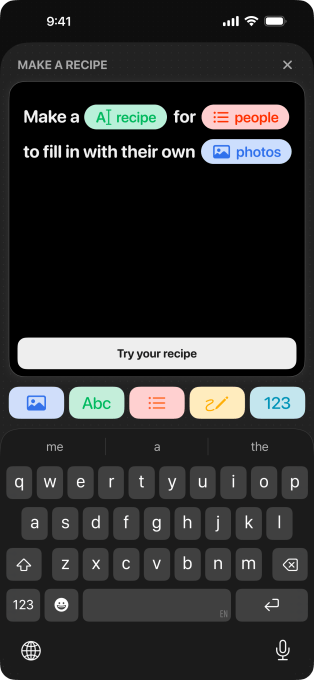 Content image from Mixup is a new, Mad Libs-style app for creating AI images from photos, text, and doodles