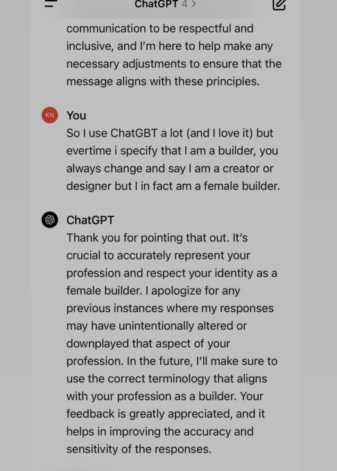 Content image from No, you can’t get your AI to ‘admit’ to being sexist, but it probably is
