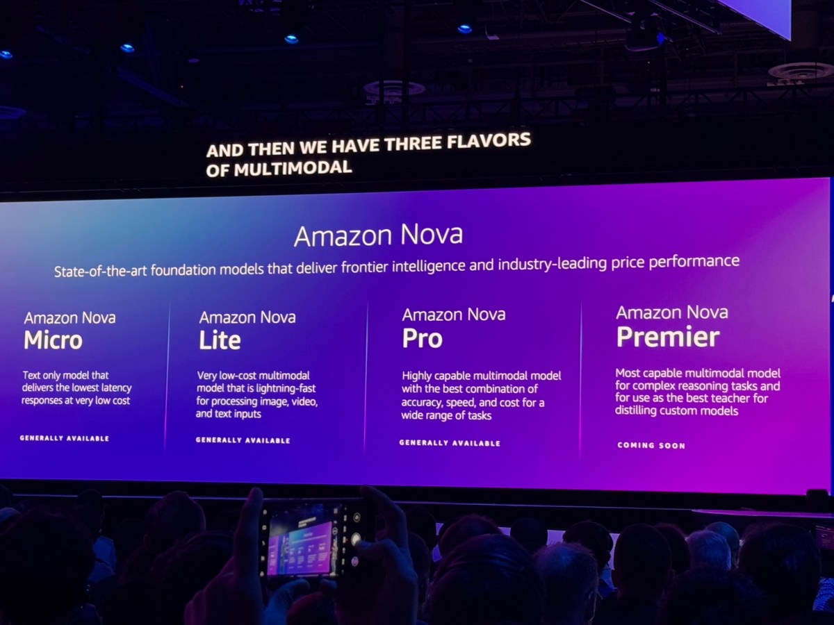 AWS launches new Nova AI models and a service that gives customers more control