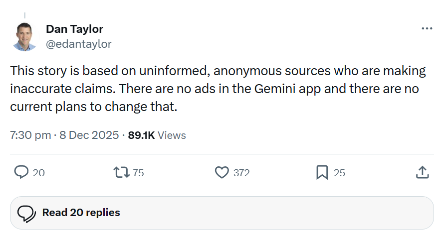 Dan Taylor Tweet on X