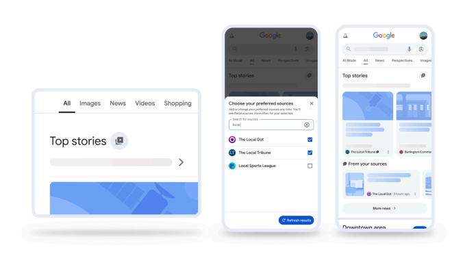 Content image from Google is testing AI-powered article overviews on select publications’ Google News pages