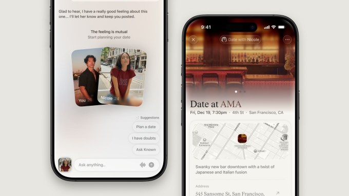 Content image from Known uses voice AI to help you go on more in-person dates